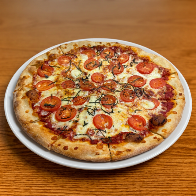 18" Pizza Margherita.